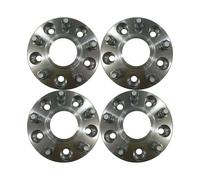 FAFRWRFS Espaciadores de Rueda 4PCS Aleación de Aluminio Cubo de Coche Tapas de Tuerca de Rueda centradas Cubierta de protección para Jeep Wrangler JK 07-17