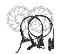 FAFRWRFS Freno de Disco hidráulico MTB 2 pistones Pinzas de Trail XC Ligeras Pastillas metálicas Originales Rotor de presión de Aceite M6100 M8100 G55