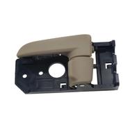 FAFRWRFS Manija Interior de Puerta cromada Negra y Beige para Kia Spectra Cerato 2004 2005 2006 2007 2008 2009 2.0L Delantera Trasera Izquierda Derecha