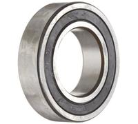 FAG 2210 - 2rs-tv self-aligning rodamientos, doble fila, doble sellado, poliamida/de jaula, normal de nailon, métricas, 50 mm Id, 90 mm OD, 23 mm de ancho, velocidad de 5300RPM máximo rotaional, 1830lbf estática capacidad de carga, capacidad de carga dinámica 5100lbf