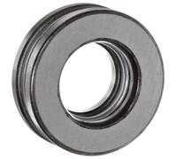FAG 51104 Grooved Carrera Thrust Bearing, sola fila, abierto, 90 ° ángulo de contacto, jaula de acero, métrica, 20 mm ID, 35 mm OD, 10 mm de ancho, 7000rpm máxima velocidad de rotación, 4750lbf estática capacidad de carga, capacidad de carga dinámica 2850lbf