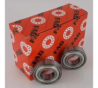 FAG 608-2Z-C3 Rodamientos de bolas de una hilera de una hilera, diámetro de 8 mm, diámetro exterior de 22 mm, velocidad de rotación (máx.) 300
