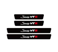 FAGBPEFW 4 Piezas Protector De Umbral De Puerta De Coche, para Citroën Sport Racing Saxo VTS DS3 Antidesgaste y Antiarañazos Decoración para Estribos de Coche,E