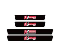 FAGBPEFW 4 Piezas Protector De Umbral De Puerta De Coche, para Citroën Sport Racing Saxo VTS DS3 Antidesgaste y Antiarañazos Decoración para Estribos de Coche,B