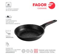 Fagor 78523 sarten alutherm aluminio, negro, Ø28 cm