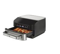 FAGOR Air Fryer Naturfry SmartCrust 7L - Freidora de Aire de Doble Resistencia, 2200W, Temperatura 40-230ºC para Deshidratar y Grill, 10 Programas, Sin Girar Alimentos, Negro.