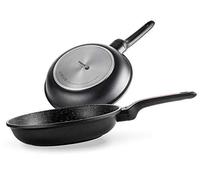 Fagor Alutherm - Set Sartenes 18 + 24cm, Aluminio Fundido, Antiadherente Bicapa, Todo Tipo de Cocinas, Inducción, Diseño Ergonómico, Fondo Difusor