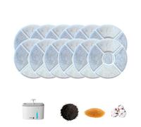 FAGOR AquaPet Filtros Repuesto Fuente Agua Gatos Perros, Pack 12