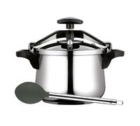 Fagor clásica bombe 6 olla presión 6 litros, inducción, express, acero inox. 18/10 todas cocinas, fondo termodifusor, , plata