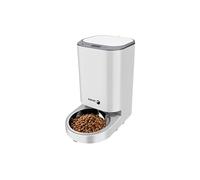 FAGOR - Comedero automático para Mascotas MealMate One 4L, Sistema de distribución automático antiatasco, Compartimento para Bolsa desecante, Doble función: Corriente y bateria