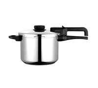 Fagor Dual Xpress Olla a Presión 6 Litros, Inducción, Express Super Rápida, Acero Inox. 18/10, Todo Tipo Cocinas, Fondo Termodifusor, Regulador de Presión, 5 Sistemas Seguridad