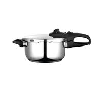 Fagor Duo - Olla Express Rápida 4L, Acero Inoxidable 18/10, Todo Tipo de Cocinas, INDUCCIÓN, 2 niveles de presión, 5 Sistemas de Seguridad