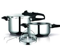 Fagor Duo Set 2 Ollas a Presión 6L + 4L con Cestillo