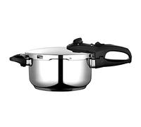 Fagor Duo - Olla Express Rápida 4L, Acero Inoxidable 18/10, Todo Tipo de Cocinas, INDUCCIÓN, 2 niveles de presión, 5 Sistemas de Seguridad