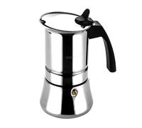 Fagor Etnica Cafetera Italiana, Inducción, Acero Inoxidable 18/10, Express, 6 Tazas Café, Apta para todas las Cocinas, Vitrocerámica, Gas, Eléctrica, Junta de Cierre de Silicona Gran Durabilidad