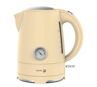 Fagor hervidor de agua eléctrico colección Vinttage Crema. 2200W de potencia, capacidad de 1.7L y precioso exterior color crema retro.