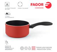 Fagor maxima cazo inducción 16 cm, aluminio forjado, espesor 4 mm, an