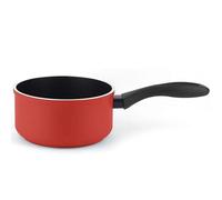 Fagor Maxima Cazo Inducción 16 cm, Aluminio Forjado, Espesor 4 mm, Antiadherente Ecológico XYLAN PLUS sin PFOA, Apta para Todas Las Cocinas, Vitrocerámica, Gas, Lavavajillas, Rojo