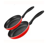 Fagor Maxima Set Juego Sartenes Inducción 20-24 cm, Aluminio Forjado, Espesor 4 mm, Antiadherente Ecológico XYLAN PLUS sin PFOA, Apta para Todas Las Cocinas, Vitrocerámica, Gas, Lavavajillas, Rojo