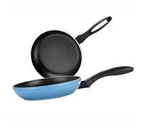 Fagor Maxima Set Juego Sartenes Inducción 20-24 cm, Aluminio Forjado, Espesor 4 mm, Antiadherente Ecológico XYLAN PLUS sin PFOA, Apta para Todas Las Cocinas, Vitrocerámica, Gas, Lavavajillas, Azul