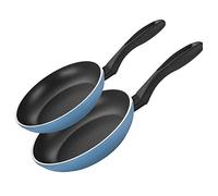 Fagor Maxima - Set Sartenes Azules 24 + 28cm, Aluminio Forjado, Antiadherente Bicapa Libre de PFOA/PFTE, Todas las Cocinas, Inducción, Ecológica