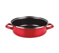 Fagor optimax - tartera roja 26cm, acero esmaltado, antiadherente bica