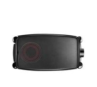 Fagor Plancha de Asar Eléctrica, Antiadhernete, Foco Hot Zone, 45,7 X 25,4 Cm, Colector Grasa, Termostato De Control, 2200 W, Negro