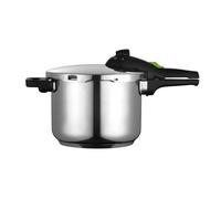 Olla a presión FAGOR RAPID XPRESS Súper rápida, Acero Inoxidable, Todo Tipo de cocinas, INDUCCION Fondo termo difusor IMPAKSTEEL Muy Resistente, 5 Sistemas de Seguridad, 2 Niveles de presión (6L)