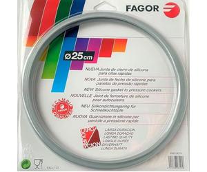Fagor Repuesto Goma Olla Express M18804555 Compatible con Olla Express Fagor con Diámetro Interior de 25 Centímetros | Silicona, Ø25 cm, Gris
