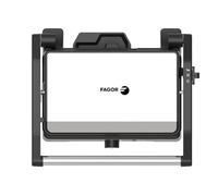 Fagor - Roast Grill sandwichera 1200 W Negro, Acero inoxidable