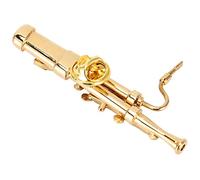 Fagot Broche Decoración Miniatura Fagot Broche Mini Fagot Modelo Musical Pin Broche para Mujeres Niñas Fiesta Favores con Caja