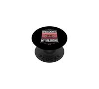 Fagot Is My Valentine Divertido Anti Valentine Heart Love PopSockets PopGrip Adhesivo