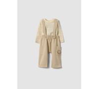 FAGOTTINO, Baby Set In Pure Beige Organic Cotton, Bebé Niño, Beige Claro, Talla: 1-3