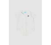 FAGOTTINO, Body De Bebé Blanco De Algodón Orgánico Con Bordado De Mickey Mouse, Bebé Niño, Blanco roto, Talla: 6-9