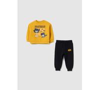 FAGOTTINO, Conjunto Infantil Amarillo De Algodón Puro Regular Fit Con Estampado De Batman, Niño, Amarillo ocre, Talla: 18-24