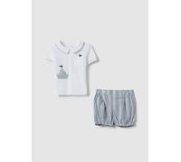 FAGOTTINO, Multicolour Pure Cotton Newborn Set With Little Boats, Bebé Niño, Blanco/azul, Talla: 1-3