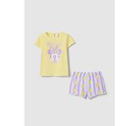 FAGOTTINO, Pijama Multicolor De Algodón Puro Para Bebé Niña, Regular Fit Con Minnie, Niña, Amarillo/morado, Talla: 18-24