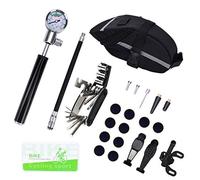 Faguo Conjunto de herramientas de bicicleta Desmontaje Reparación Reparación de automóviles Reparación de neumáticos Herramienta de combinación Reparación de bicicleta de montaña Cilindro de gas Indicador de presión