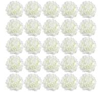 FagusHome 20cm Cabezas de Hortensia Artificiales Flores 30 Piezas Flores Artificiales con Largos Tallos Flores Falsas