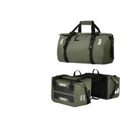 FAHBSTR Bolsa De Alforja Alforjas Motocicleta 60L 66L 40L Bolsas Sillín Motocicletas Esquí Viajes Senderismo Camping Bolsa Equipaje Universal(60 and 66L Green)