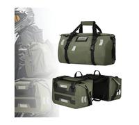 FAHBSTR Bolsa De Alforja Bolsa para Motocicleta Impermeable Asiento Trasero Bolsas Maletero Portaequipajes Viaje Sillín Portátil Ciclismo Exterior 60L 66L 40L(60 and 66L Green)
