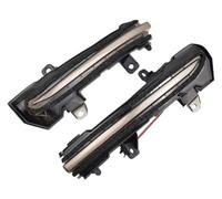 FAHBSTR Intermitentes Para Automóviles Para Nissan Para Kicks P15 Note E12 Para Bluebird Para Lannia Para Sylphy 2015-2019 Conjunto Luz Indicadora LED Señal Giro Espejo Lateral(Dynamic Smoked)