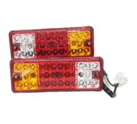 FAHBSTR Luces Piloto 2 Uds 12-60V Triciclo Eléctrico Luz Trasera Triciclo Carro Luz Trasera De Cuatro Ruedas 12V Freno De Dirección Lámpara De Marcha Atrás Nocturna