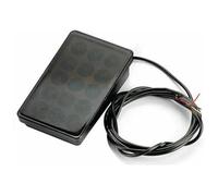 FAHBSTR Luz Freno Alto Nivel Tercera Luz Freno Universal Para Coche 15 Luces Traseras Estroboscópicas Intermitentes Roja Y Negra Alto Nivel(Negro)