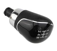 FAHBSTR Para Focus 2 3 Para MK2 Para MK3 2005-2015 5 6 Velocidades Manual Car Gear Head Shift Knob Cap Pomo cambio marchas(5speed Black)
