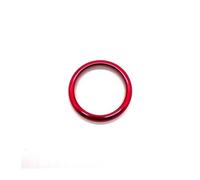 FAHBSTR Tira Decorativa para Cayenne para Macan para Panamera 911 718 Reloj Coche Cronómetro Brújula Anillo Embellecedor(Rojo)