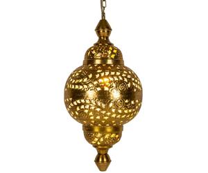 Fahda - Lámpara colgante oriental, 50 cm, casquillo E27, diseño marroquí, lámpara colgante de Marruecos, lámpara oriental para salón, cocina o colgar sobre la mesa de comedor