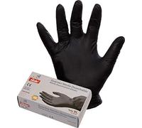 Faher - Guante Desechable Nitrilo Negro Sin Polvo T.L