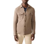 Faherty Sobrecamisa de hombre reversible. Marrón L