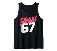 FAHHH 67 Fun Six Seven 6 7 Meme Gen Z Alpha 67 FAHH Camiseta sin Mangas